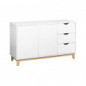 Commode Meuble Etagère 3 Tiroirs 120 x 39.5 x 75 cm