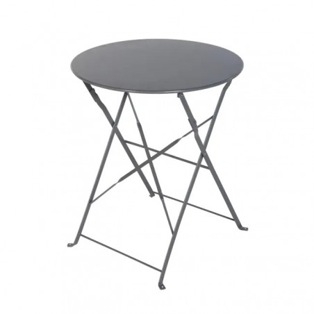 Table de Jardin Pliable  LP Home D60 x H71 cm Anthracite