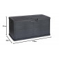 Coffre de Jardin ANTHRACITE GDS 118 x 59 x 57 cm 360 Litres