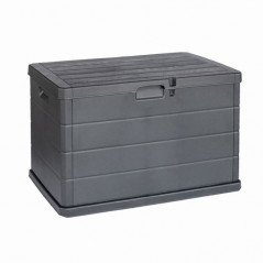 COFFRE DE JARDIN ANTHRACITE  78 x 55 x 52 cm