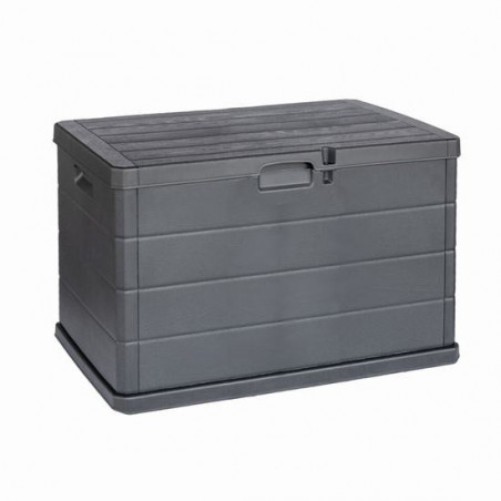 COFFRE DE JARDIN ANTHRACITE  78 x 55 x 52 cm