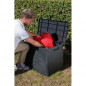 COFFRE DE JARDIN ANTHRACITE  78 x 55 x 52 cm