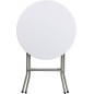 TABLE DE COCKTAIL RONDE PLIANTE – Diamètre 80 cm x Hauteur 110 cm