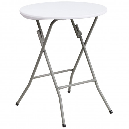 TABLE DE COCKTAIL RONDE PLIANTE – Diamètre 80 cm x Hauteur 110 cm