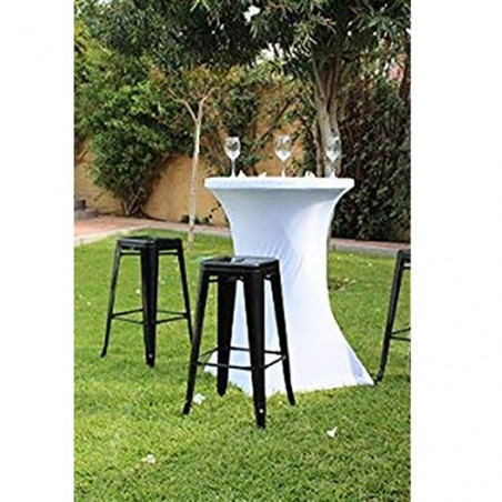 TABLE DE COCKTAIL RONDE PLIANTE – Diamètre 80 cm x Hauteur 110 cm