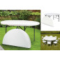 TABLE RONDE PLIABLE ROXI Diam 122 x H 74 cm