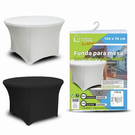 PROTEGE TABLE BLANC ROXI  Diam 120 x H 74 cm