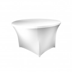 PROTEGE TABLE BLANC ROXI  Diam 120 x H 74 cm