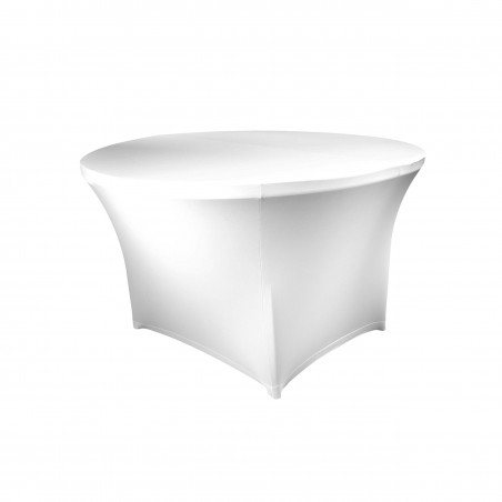 PROTEGE TABLE BLANC ROXI  Diam 120 x H 74 cm