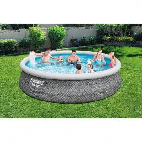 PISCINE GONFLABLE Diam 366 x H 76 cm