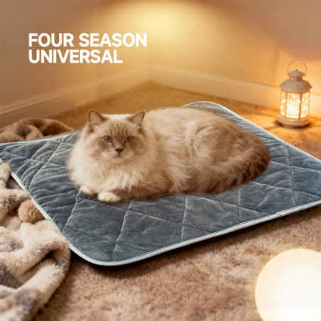 Couverture Chauffante Hiver pour Chiens et Chats Lavable à Corps Thermique”