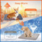 Couverture Chauffante Hiver pour Chiens et Chats Lavable à Corps Thermique”