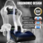 Chaise Gaming Ergonomique avec Coussin et Dossier Inclinable