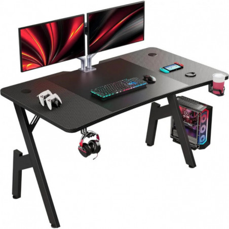 Bureau Gaming Ergonomique en Fibre de Carbone