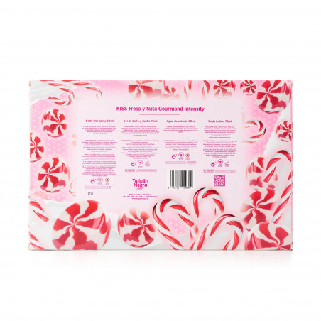 Coffret cadeau TULIPAN Negro Kiss Fraise et Crème