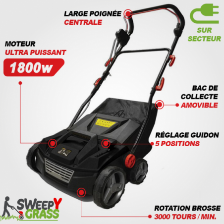 BROSSE "ASPIRANTE" HOOVER pour Gazon Synthétique