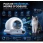 Litière Connectée Auto Clean SmartCat Pro™ 65L