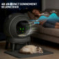 Bac litière chat auto autonettoyant | anti-fuites, anti-pincement, triple anti-odeur, sécurisé, pilotage APP, nettoyage facile,