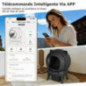 Bac litière chat auto autonettoyant | anti-fuites, anti-pincement, triple anti-odeur, sécurisé, pilotage APP, nettoyage facile,