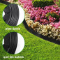 Bordure de jardin PE marron 10 m