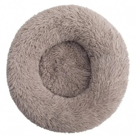 Lit rond pour animaux   grand chien, en peluche pour chat, maison pour chien moyen, couchage chaud d'hiver, che