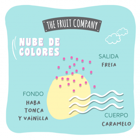 THE FRUIT COMPANY  Spray Désodorisant Nuage de couleur  200ml
