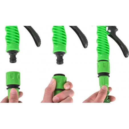 Tuyau d'arrosage flexible et arrosage  Longueur 30 mètres  Tuyau d'arrosage rétractable Ultra résistant