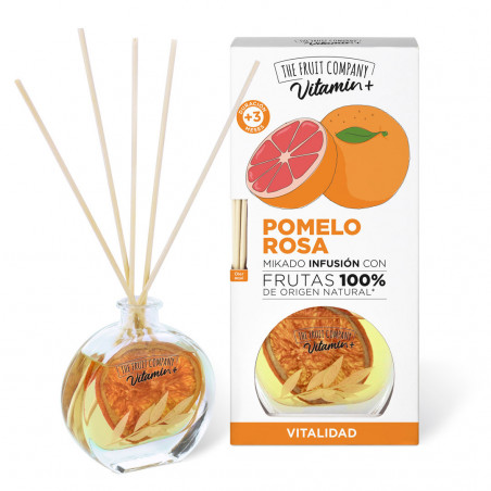 THE FRUIT COMPANY  Désodorisant Mikado Infusion Pamplemousse Rose75 ml Vitamin+