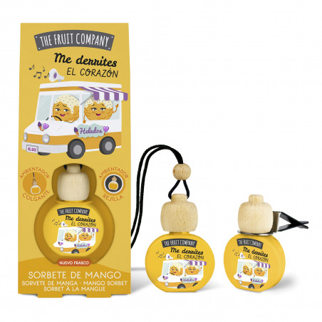 THE FRUIT COMPANY  Désodorisant  Pour Voiture Mangue 6.5 ml