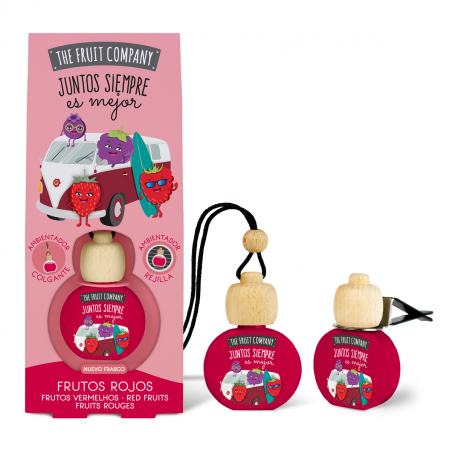 THE FRUIT COMPANY  Désodorisant  Pour Voiture aux Fruits Rouge 6.5 ml
