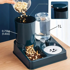 Distributeur D'eau Et De Nourriture Automatique pour chat