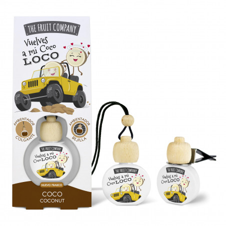 THE FRUIT COMPANY  Désodorisant  Pour Voiture Coco 6.5 ml