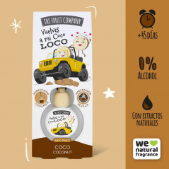 THE FRUIT COMPANY  Désodorisant  Pour Voiture Coco 6.5 ml