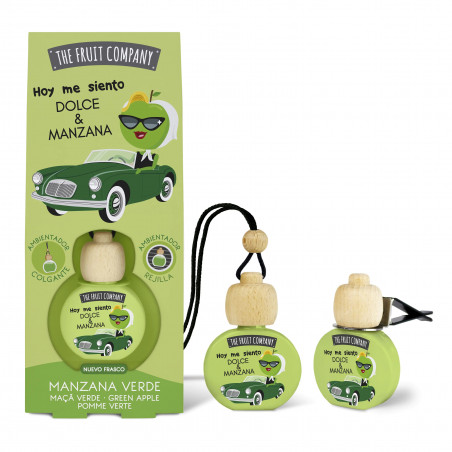 THE FRUIT COMPANY  Désodorisant  Pour Voiture Pommes 6.5 ml