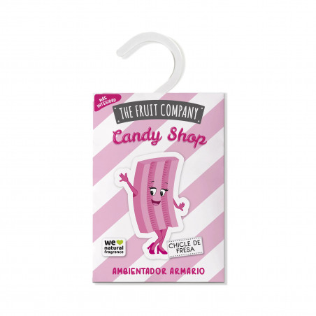 THE FRUIT COMPANY  Désodorisant  Pour armoire CANDY SHOP Chewing-Gum a la Fraise