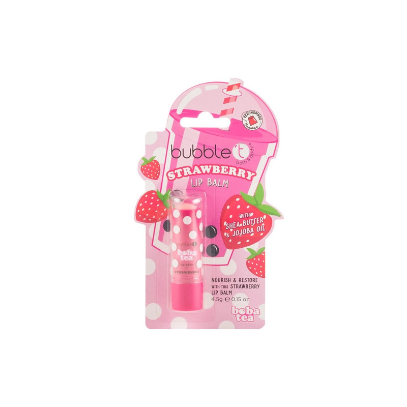 Bubble T Baume à lèvres Boba Tea Fraise  4,5 g