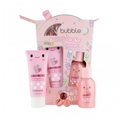 Coffret cadeau Boba Tea pour le bain et le corps - Lot de 3