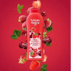 Gel de Bain et Douche Fraise et Cerise Gels et savons de bain  650 ml