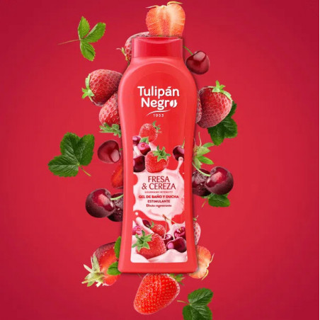 Gel de Bain et Douche Fraise et Cerise Gels et savons de bain  650 ml