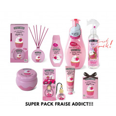 the fruit company Set Cadeau Addict Fraise  à la Crème 9 pièces