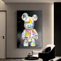 Cadre Peinture sur toile graffiti 30x40cm