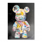 Cadre Peinture sur toile graffiti 30x40cm