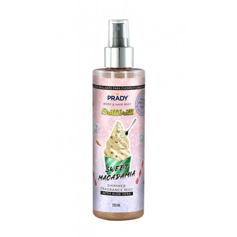 Brume corporelle SCINTILLANTE CORPS ET CHEVEUX PRADY SWEET MACADAMIA PRADY 2