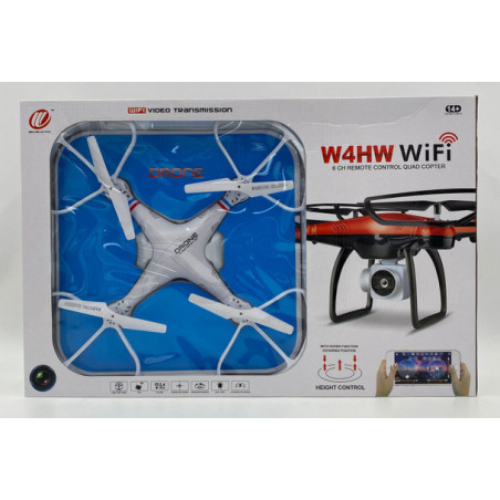 Drone W4HW Wifi Quad Copter 6Ch Remote Control R24