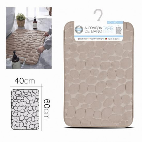 Tapis de Bain Taupe 40x60 cm