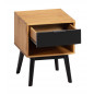 TABLE CHEVET LP Home NERUK 40 x 40 x H 52 cm