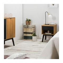 TABLE CHEVET LP Home NERUK 40 x 40 x H 52 cm
