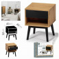 TABLE CHEVET LP Home NERUK 40 x 40 x H 52 cm