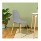 CHAISE Gris Scandinave  45 x 48 x 85 cm