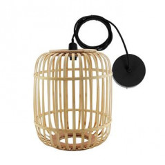 LAMPE BAMBOU Diam 28 x H26 cm
